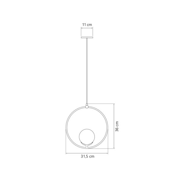 Pendente Drop Circulo