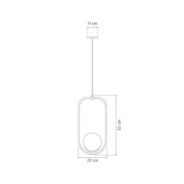 pendente Drop Classic Enerlux
