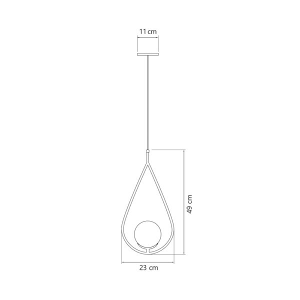 Pendente Drop Gota